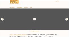 Desktop Screenshot of imia.de