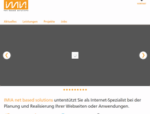 Tablet Screenshot of imia.de